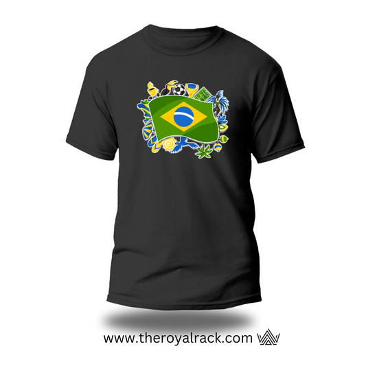 ROUND NECK T SHIRT┃ BRAZIL